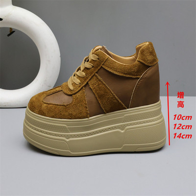 12公分厚底松糕鞋女2025春季