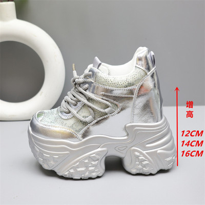 16cm超高跟老爹鞋女2025夏季新款