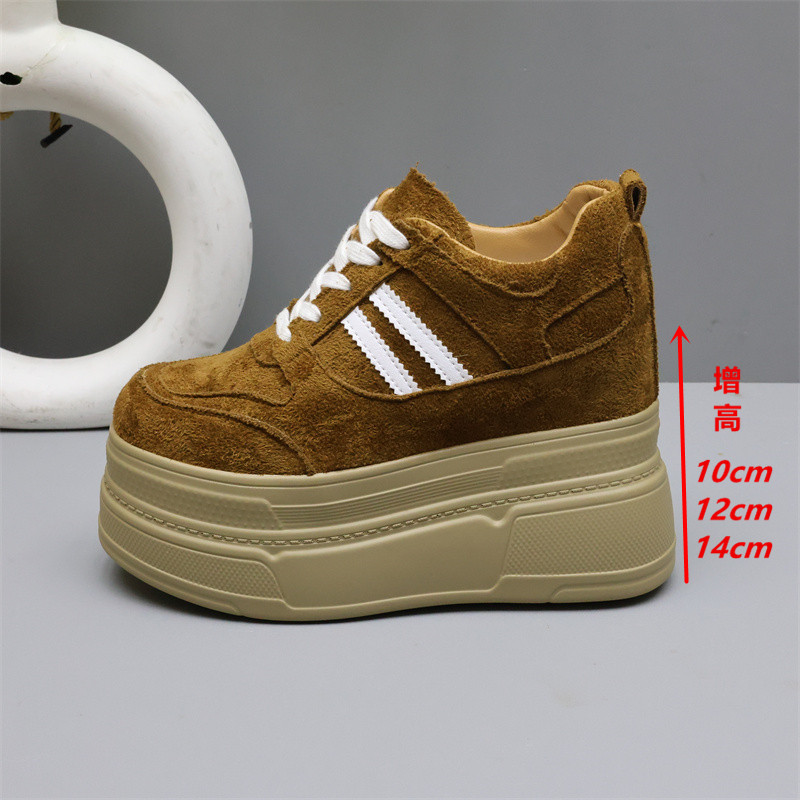 14公分内增高女鞋加绒鞋