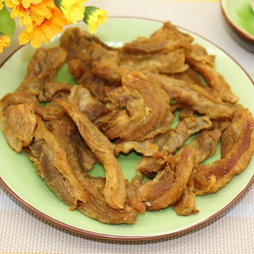 脆巴香 黄桥肉渣 香酥片180g袋装 泰兴特产 猪肉干 零食小吃 包邮