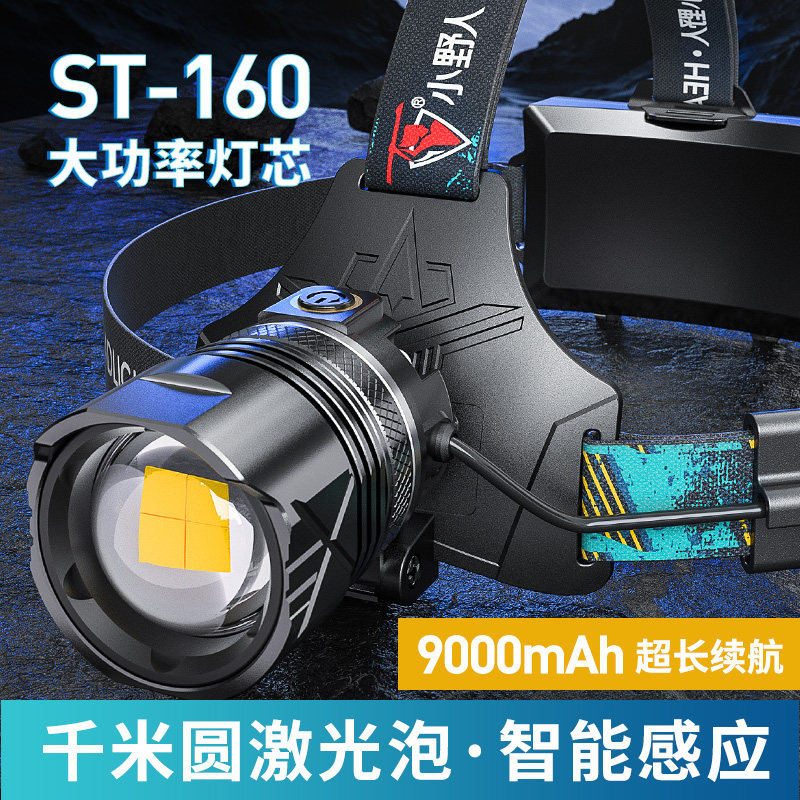头灯强光充电超亮户外头戴式照明灯超长续航赶海钓鱼专用led矿灯