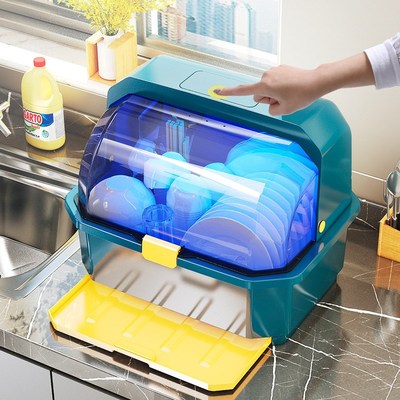 碗筷收纳消毒柜新款厨p房碗碟套装家用宝宝餐具置物架沥水小型消