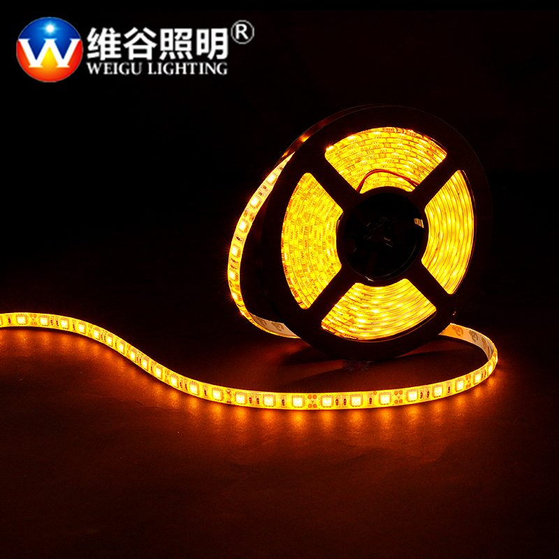 led灯带条50j50滴胶防水自粘灯条12v贴片户外防雨超薄细长条光带