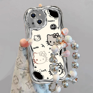 适用苹果13mini手机壳iPhone13min套mlnl新款ip猫爪凯蒂猫硅胶nimi防摔全包mi外壳ninimimi迷你iphonemini