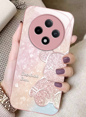 暴力熊oppoa3pro手机壳a2/a1/a58新款a93s玻璃壳opopa96卡通A575G女可爱a11x全包a32防摔a72高级a55情侣a9潮