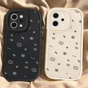 适用OPPOReno14手机壳Reno14Pro保护套新款硅胶OPPORen镜头全包防摔外壳0PP0Ren014Pr0男女线条星星猫咪