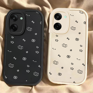 适用一加Ace5竞速版手机壳1加Aec5竞速板保护套OPPO新款硅胶全包防摔1+AC5新品外壳OPPOAce男女线条星星猫咪