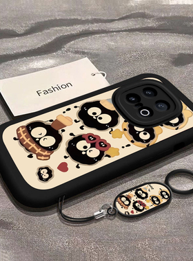 适用iQOO13手机壳vivoiQOO13Pro保护套iQ13爱酷十三iQ0013外壳i酷iPOO硅胶LQOO全包防摔iCOO男女带帽煤球