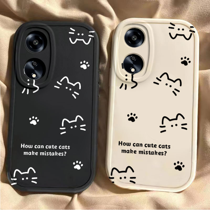 线条猫咪荣耀play8t手机壳7T新款华为HonorPlay5/6Tpro可爱paly5t全包防摔硅胶套plat3/4tpro女8X9男8C软壳