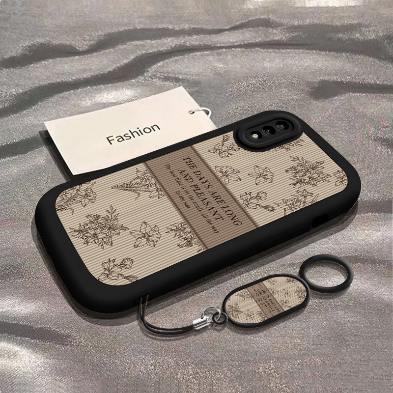 适用华为畅享9Puls手机壳9S高颜值新款防摔9plus可爱女款畅享9卡通保护套硅胶9plus全包边软壳网红复古花朵