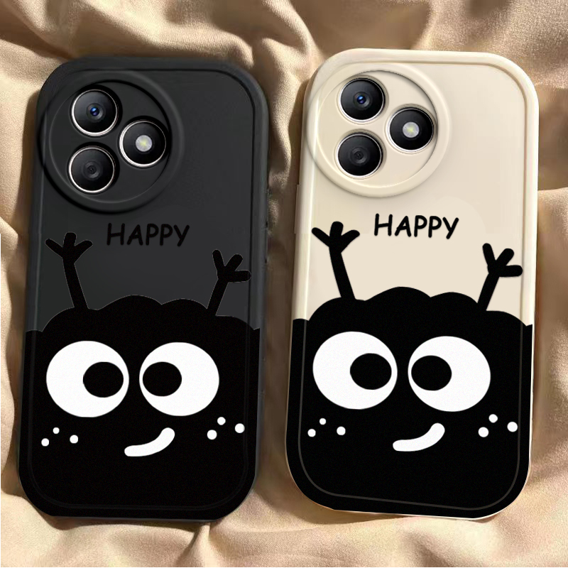 开心煤球iQOOZ9手机壳z9x新款vivoiqooz8/z7可爱qooz6x全包防摔硅胶套ipooz5x/z3男女icoou3xU5潮iqooz1x软壳