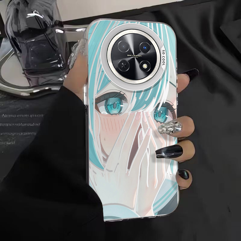 初音未来华为畅享70pro手机壳60X新款保护畅想60Por全包防摔7OZ硬外壳hi荣耀畅享60s动漫鼎桥m40套创意麦芒20