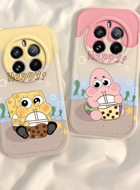 海绵宝宝真我12pro手机壳realme11por+新款V20可爱OPPOV30t防摔真我10硅胶套v23i女v15全包v11s卡通V3软v25男