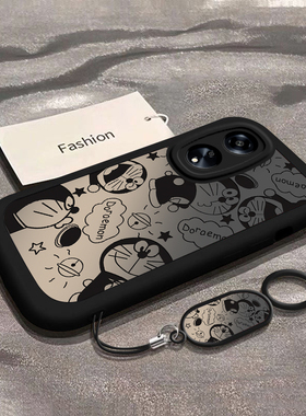 适用OPPOA1手机壳5Ga1活力版新款卡通A1Pro高颜值男女网红oppoa1x全包边防摔A1i/A1s可爱软壳硅胶.晕染叮当猫