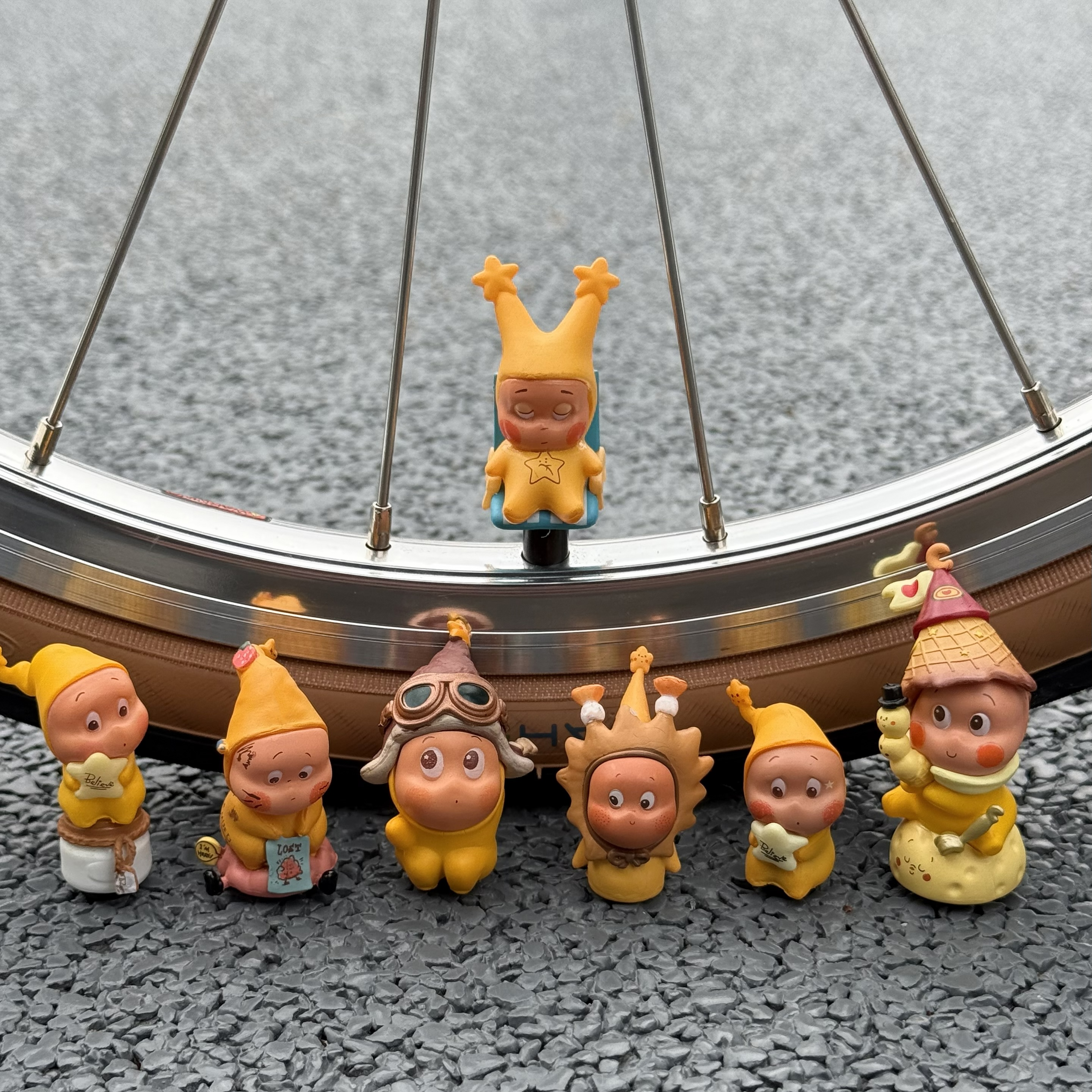 自行车气嘴帽公路车轮组装饰山地车儿童折叠车配件气门芯盖改装件