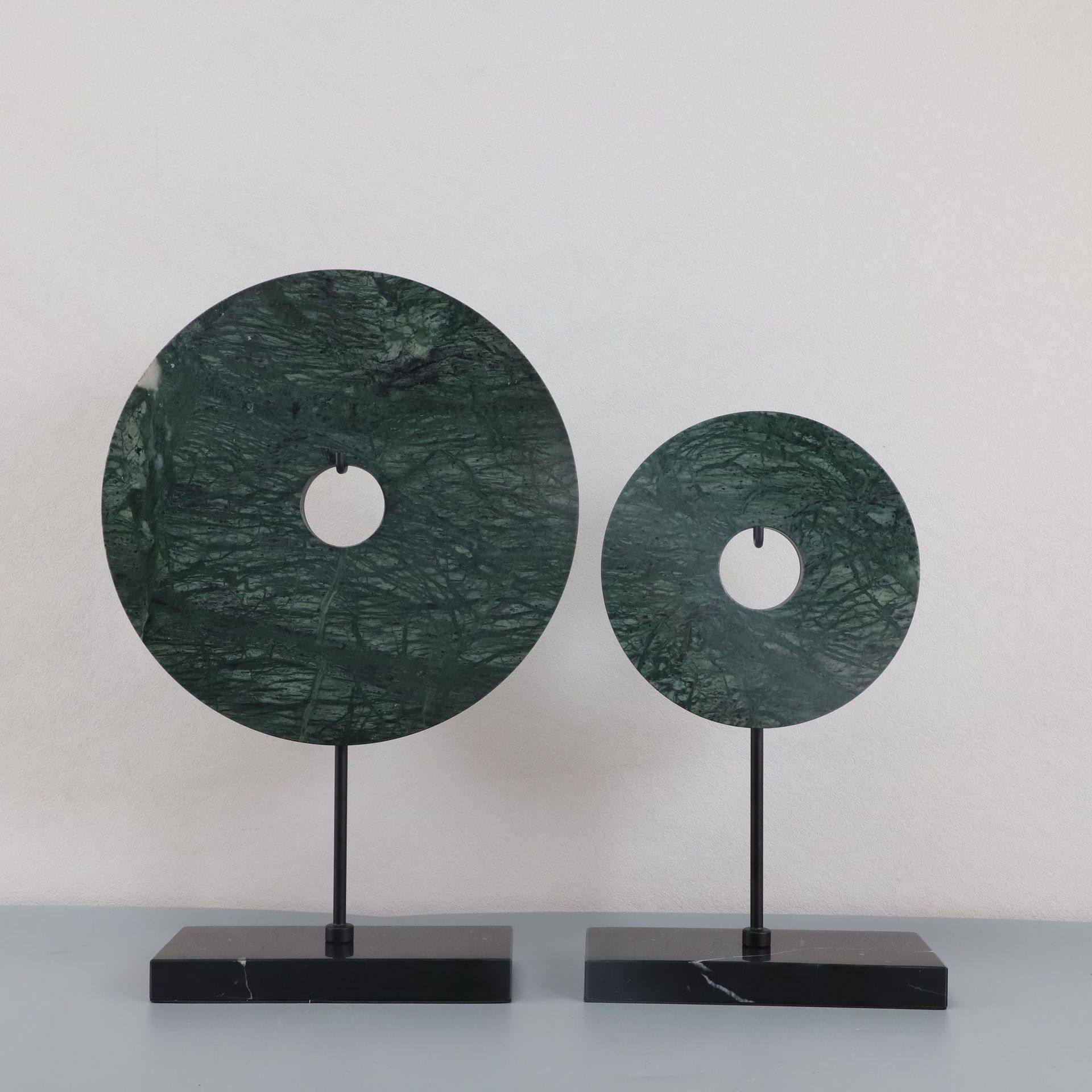 新中式创意摆件大理石中国风平安扣桌面装饰品客厅玄关乔迁送礼,家居饰品,装饰摆件,淘宝优惠券,粉丝福利购,淘宝优惠卷