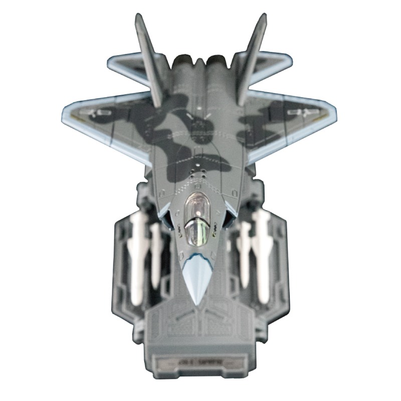 J35-C逍鳐小比例合金静态模型