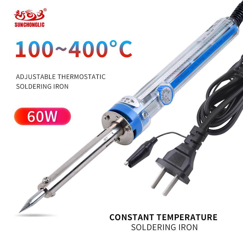SUOER索尔导电快恒温可调温电烙铁60W内热式电洛铁维修焊接,五金/工具,电烙铁,淘宝优惠券,粉丝福利购,淘宝优惠卷