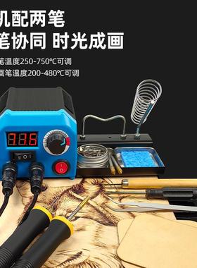 LH55-Z2-NS2蓬甲木材燃烧笔调温专业烙画机烙画工具葫芦木板烫画