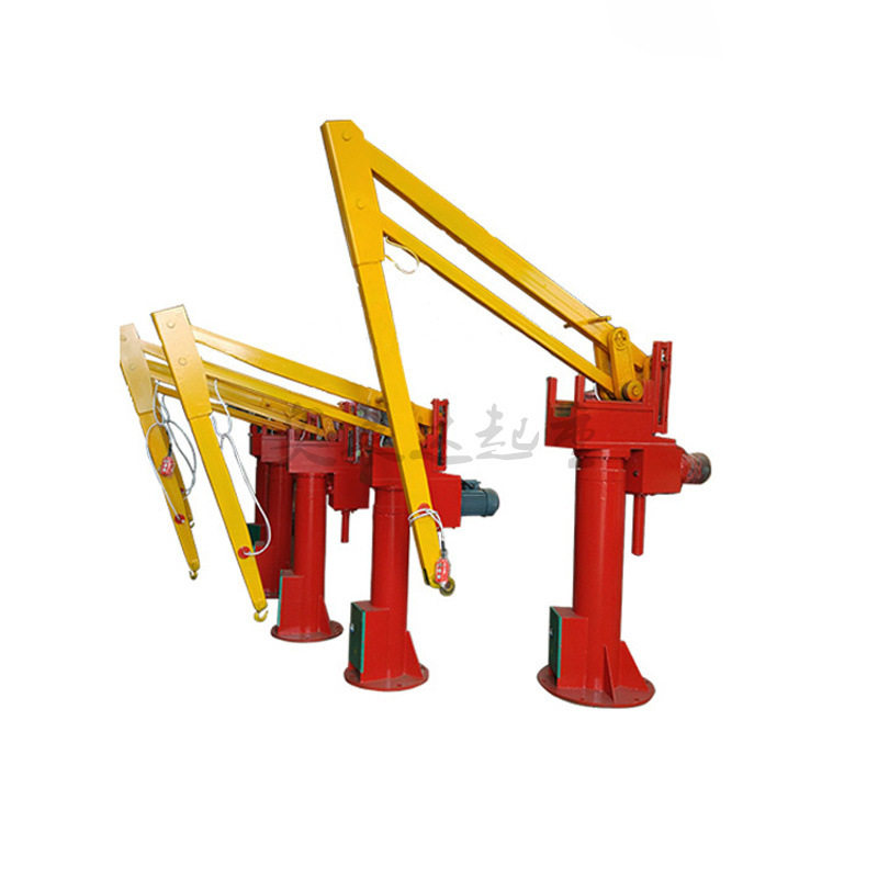 300公斤平衡吊参数pj030型固定式小型折臂吊机