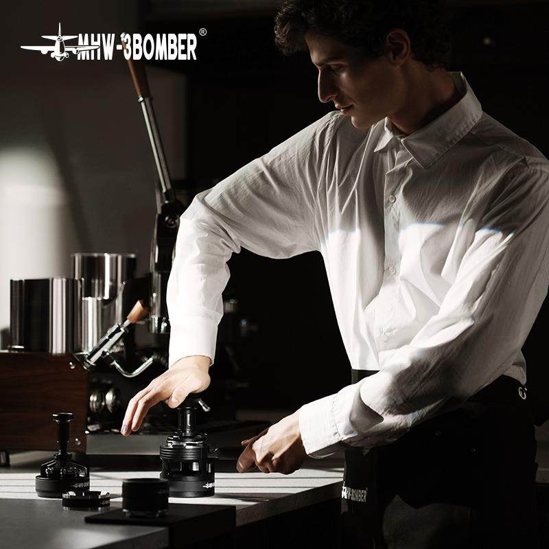 MHW-3BOMBER轰炸机驭系列冲击粉锤 恒力压粉器58mm意式咖啡压粉锤