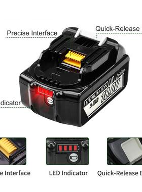 替代牧田18V 5Ah可充电电动工具电池 LXT BL1860B BL1860 BL1850