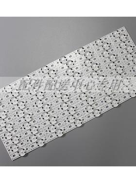 100个*透镜电视LED颗粒灯条CSP铝基板+-焊点6V 2W 45x15mm