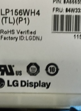 LG拆机LP156WH4大口40针LED中厚拆机A屏