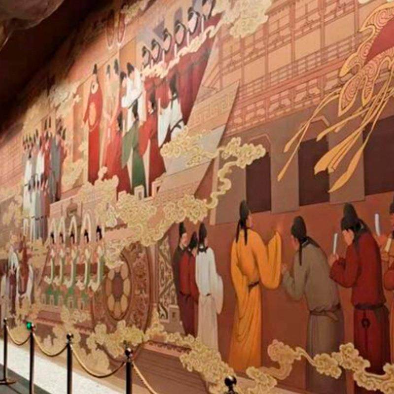 UV喷绘效果文化墙背景板博物馆展览背景墙企业形象墙设计宣传文化,办公设备/耗材/相关服务,广告板材,淘宝优惠券,粉丝福利购,淘宝优惠卷