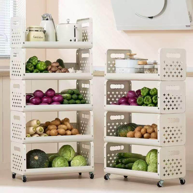 厨房菜篮子置物架落地多层放菜架子家用水果蔬菜收纳架移动小推车,厨房/烹饪用具,抹布架/厨房清洁收纳架,淘宝优惠券,粉丝福利购,淘宝优惠卷