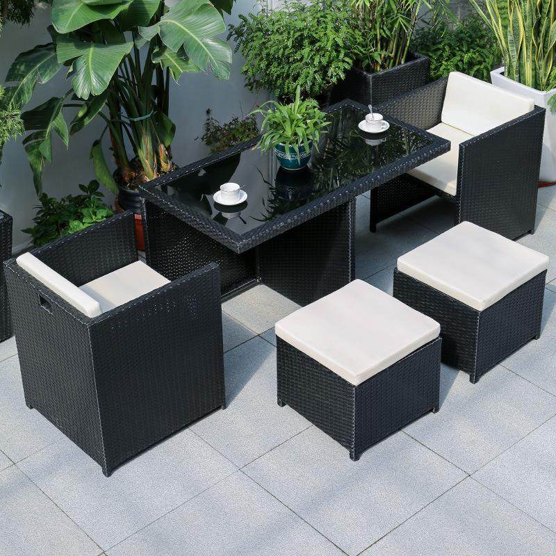 户外藤编桌椅室外庭院阳光房休闲创意椅子露天阳台藤椅三件套组合,商业/办公家具,商用藤编家具,淘宝优惠券,粉丝福利购,淘宝优惠卷