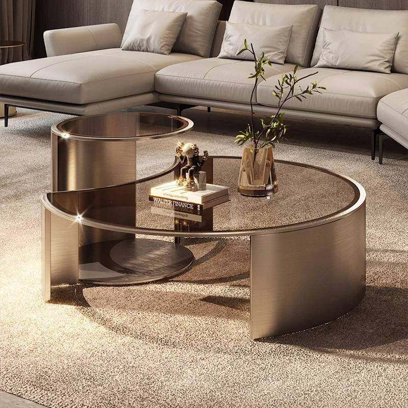 意式轻奢茶几桌客厅家用小户型圆形设计师高级感钢化玻璃茶几组合,农机/农具/农膜,其它农用工具,淘宝优惠券,粉丝福利购,淘宝优惠卷