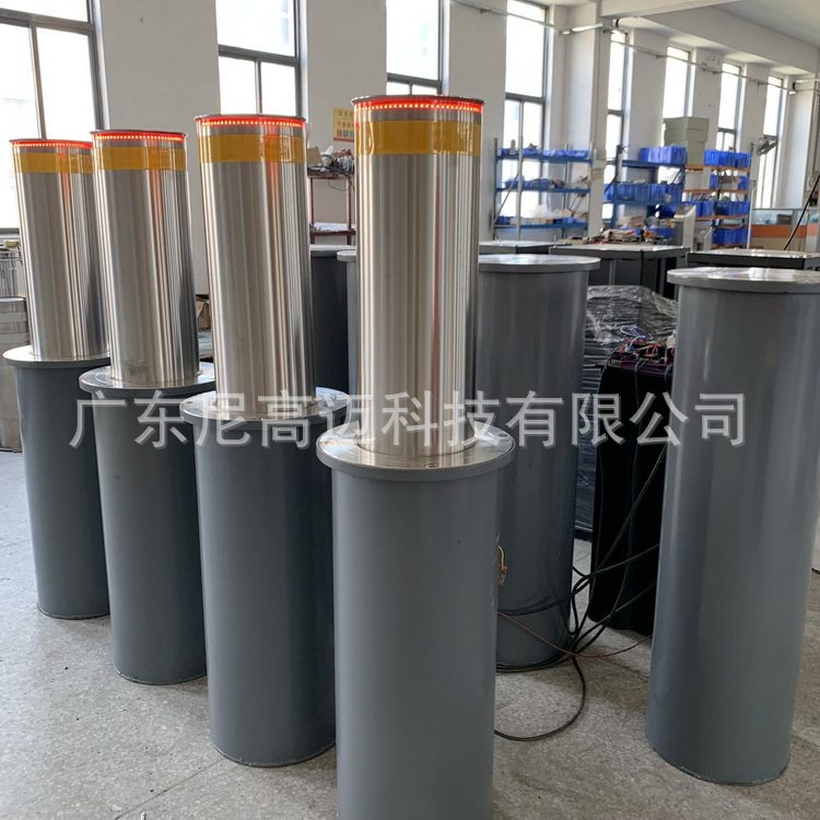 电动液压升降柱全自动升降路桩不锈钢防撞桩景区工厂校园防恐护柱