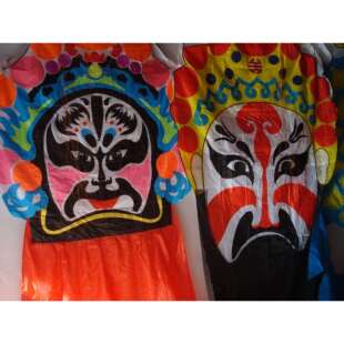 新款软体大型京剧脸谱风筝直销潍坊风筝好飞风筝