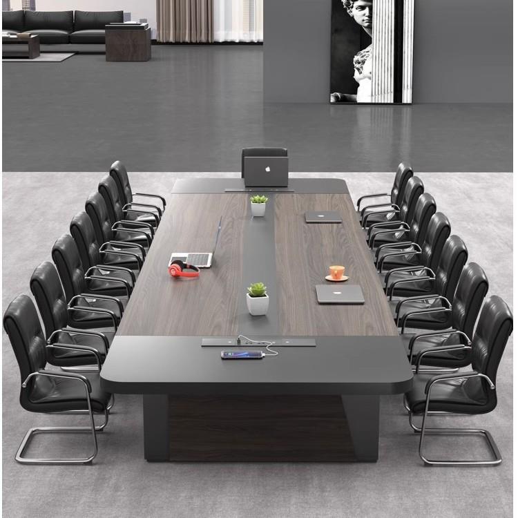科野办公会议桌简约现代长条桌会议室桌椅组合家具员工培训桌