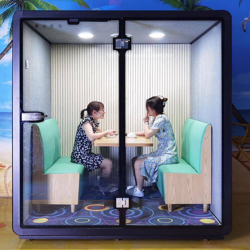 移动隔音房静音仓网红直播间公司洽谈室会议室办公舱便捷可拆卸