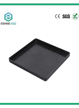 直销防静电托盘ES-TT·118黑色方盘导电盘零件盒495*495*33