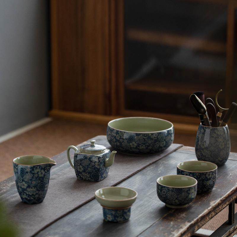 陶瓷小茶壶青花开片老陶泥泡茶壶喝茶单壶家用中式复古万花泡茶器,农机/农具/农膜,其它农用工具,淘宝优惠券,粉丝福利购,淘宝优惠卷