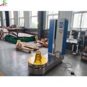 机场行李缠绕机小型无托盘货物缠膜机自动预拉型缠绕包装 机