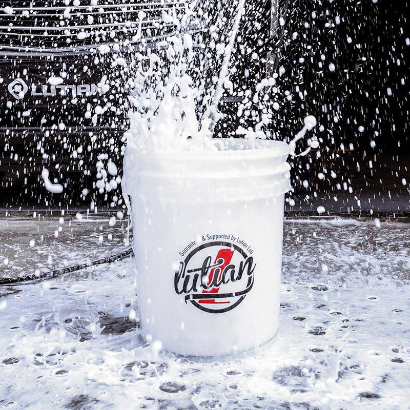 绿田透明水桶15L户外洗车桶水桶20L大容量便携式手提水桶