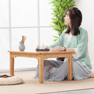 炕桌家用实木榻榻米小桌子老式东北农村吃饭竹日式矮桌飘窗小茶几