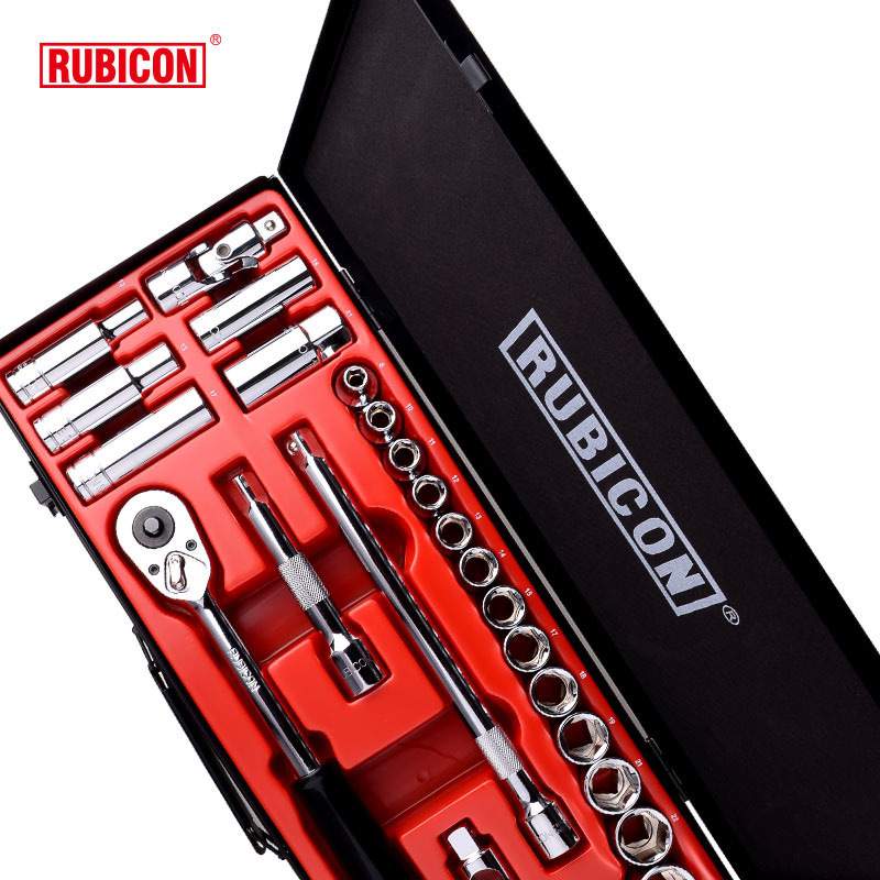 原装RUBICON罗宾汉工具组 26件套筒套装1/2