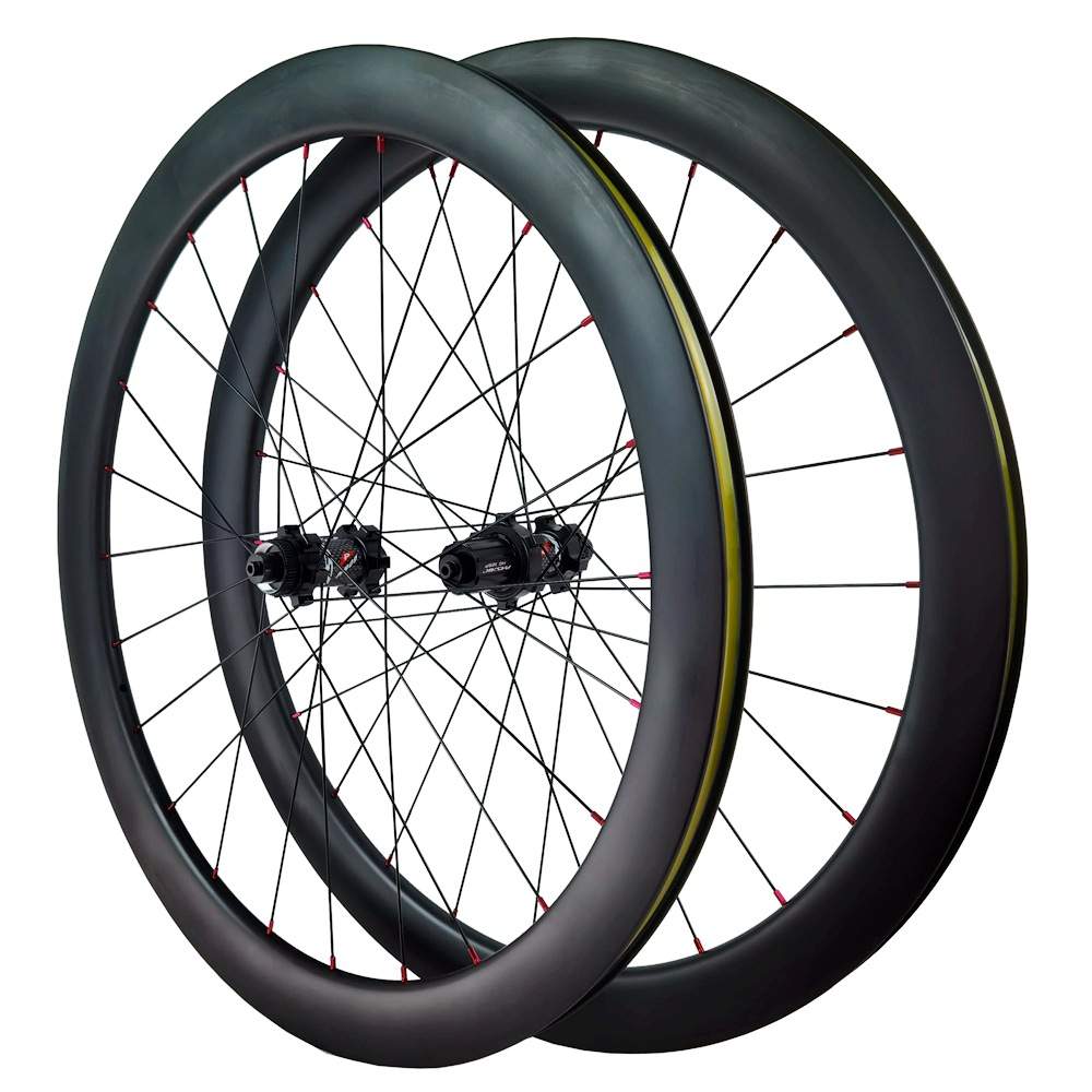 700C碟刹公路轮组越野自行车公路车轮碳纤维轮组中锁碟刹HG MS XD