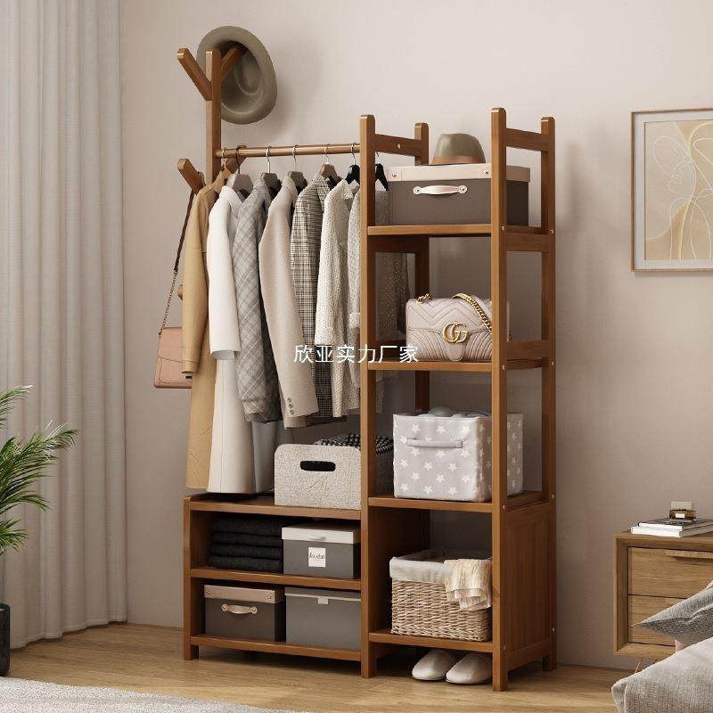 挂衣架家用带储物柜落地卧室衣帽架简易房间挂衣服的架子置物床头,特色手工艺,其他特色工艺品,淘宝优惠券,粉丝福利购,淘宝优惠卷