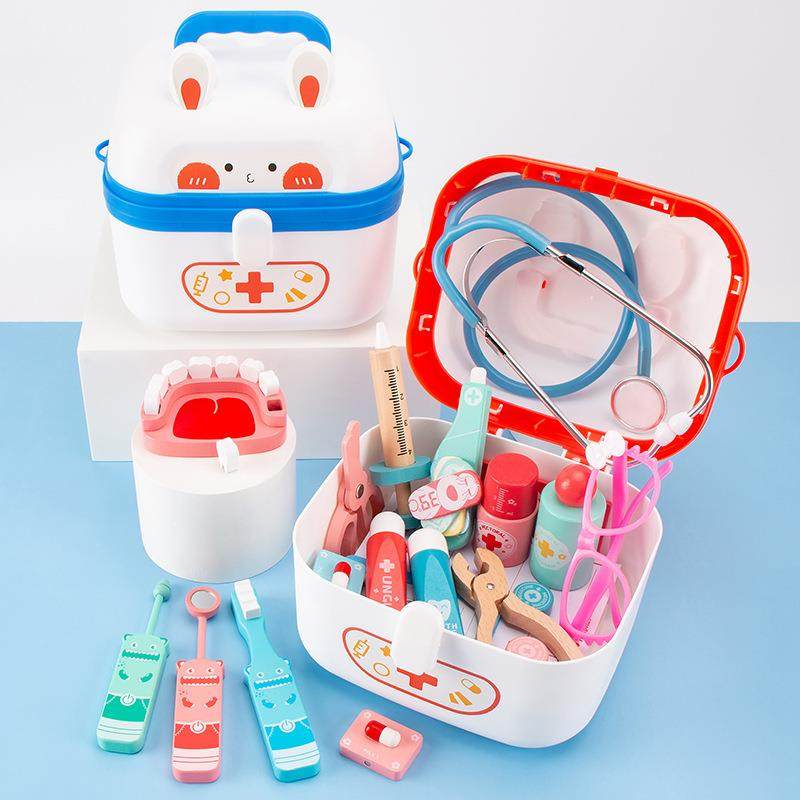 蒙氏趣味仿真小医生用具套装儿童木质过家家角色扮演益智早教玩具,畜牧/养殖物资,畜牧/养殖器械,淘宝优惠券,粉丝福利购,淘宝优惠卷