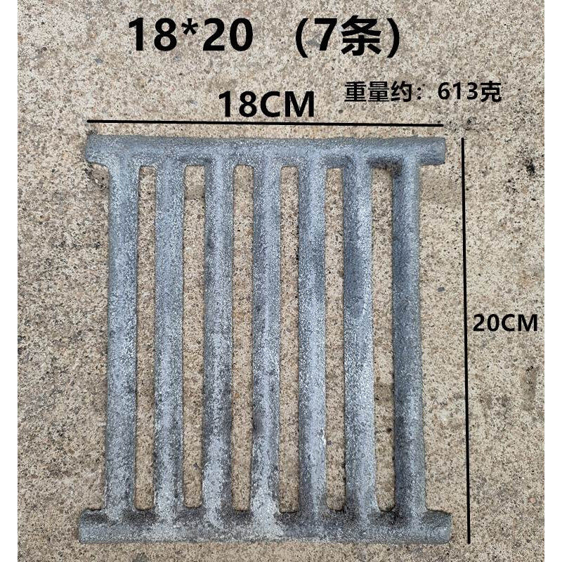 世沃 铸铁炉条炉箅子长方形炉条方形炉门铸铁炉条炉排炉底