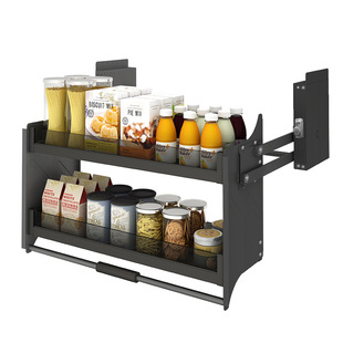 T9J5厨房吊柜升降拉篮下拉式顶柜拉篮电动升降拉篮吊柜升降机下拉