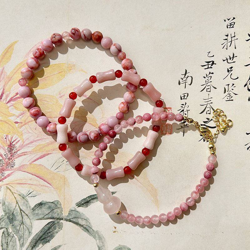 原创新中式 蜜桃草莓 天然粉晶玛瑙手串diy国风文玩手链手饰,标准件/零部件/工业耗材,自动化流水线,淘宝优惠券,粉丝福利购,淘宝优惠卷