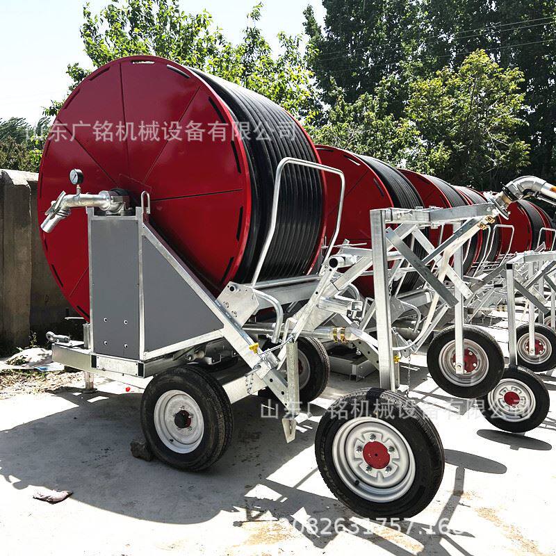 小型卷盘式喷灌机 多喷头桁架式灌溉机 75-300喷灌机