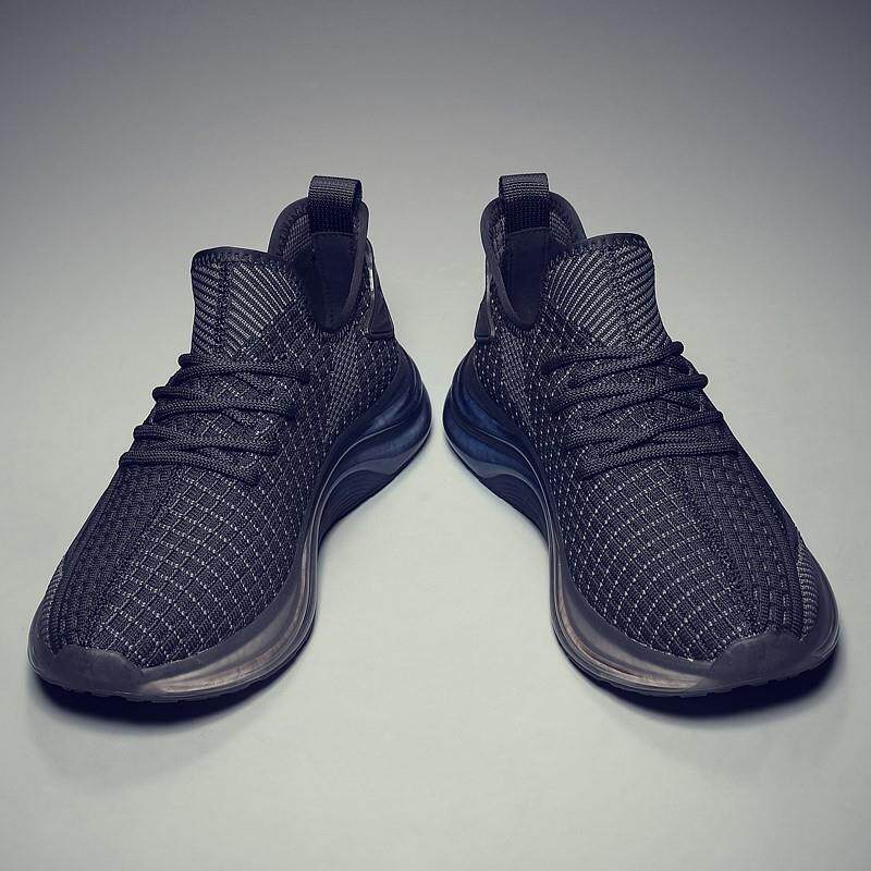 高档飞织男鞋夏季透气运动鞋男款轻便网面鞋休闲潮鞋软底防臭跑鞋